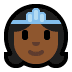 👸🏾 princess: medium-dark skin tone display on Windows